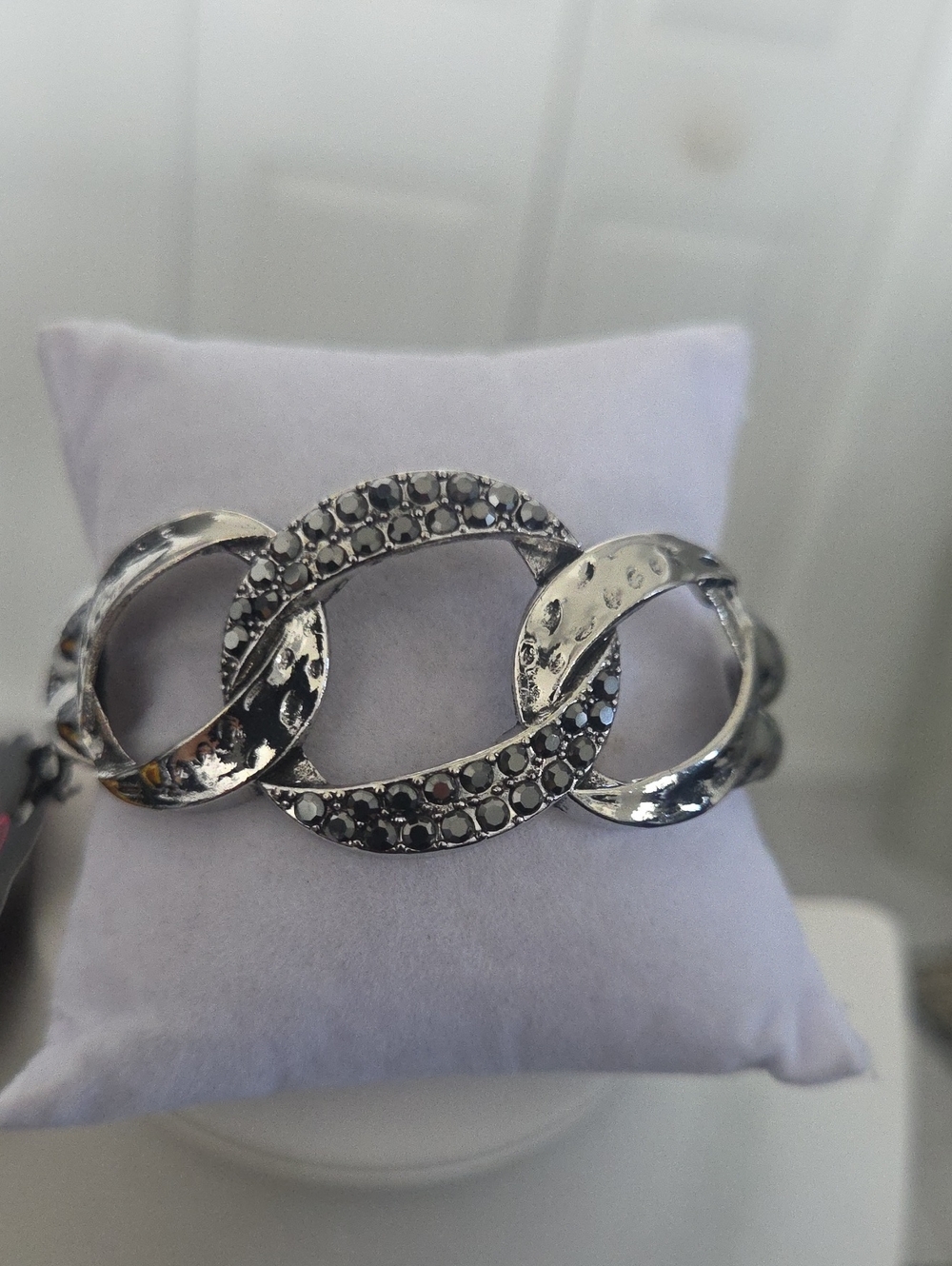 Paparazzi Bombshell Squad Silver Bracelet NWT